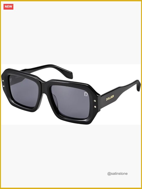 Oversized Polarized Sunglasses Retro Square TAC UV400 Protection main image 6